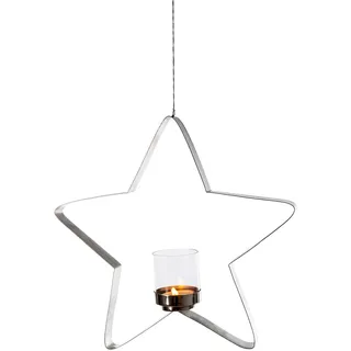 Fink Teelichthalter STACEY 40 cm Silber