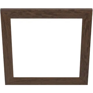 EGLO Deko-Rahmen aus Holz, Zubehör für LED Panel Salobrena 45 x 45 cm, quadratischer Holz-Rahmen in Dunkel-Braun