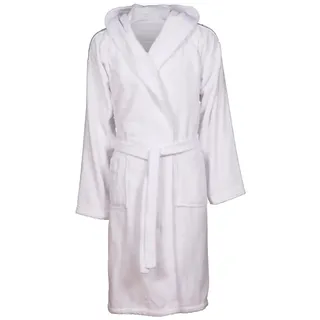 Arena Soft Robe Core, Bademantel aus Baumwolle für Damen und Herren, Unisex-Bademantel aus Frottee mit Kapuze und Taschen, Angenehm und Leicht