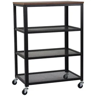 Relaxdays Rollwagen 4 Ebenen Industrial