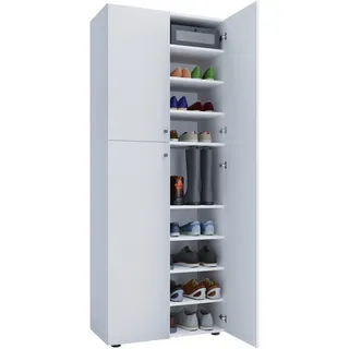 VCM Lona XXL 70 x 182 x 37 cm weiß / weiß