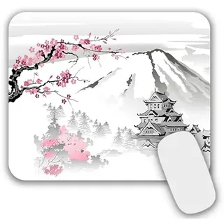 AOKSUNOVA Mauspad Japan mit Motiv Office Mousepad Klein Design 240 x 200 mm