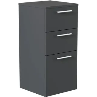 Posseik Midischrank 35,2 x 75 x 36,8 cm Grau