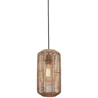Good & Mojo Hängeleuchte , Naturfarben , Holz , Rattan , 18x35x18 cm , LED-Leuchtmittel austauschbar , Lampen & Leuchten, Innenbeleuchtung, Hängeleuchten, Pendelleuchten
