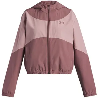 Under Armour Rival Woven HD Jacket brown maroon mist (651-673-651) M