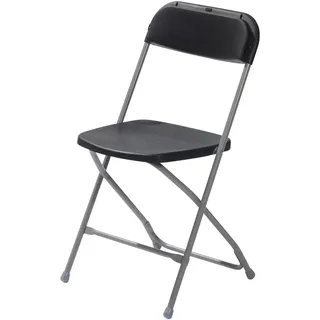 FEROS Klappstuhl 43 x 49 x 8 cm grau/schwarz
