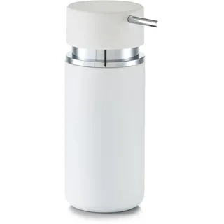 Zeller Seifenspender Rubber, Keramik, weiß,