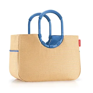 Reisenthel Loopshopper Frame Raffia Blue 0,46 x 0,35 x 0,25 m