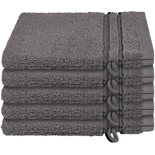 Milano Waschhandschuh 5 x 16 x 22 cm anthrazit