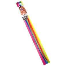 Rainbow Pride Haarverlängerung für Erwachsene, 38 cm, Pkt