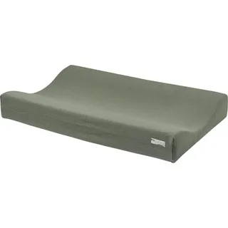 Meyco Wickelauflagenbezug - 2-Keil Bezug Baby - 50x70cm - Knit Basic - Forest Green - mehrfarbig