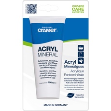 Cramer Acryl Mineral Badreiniger 100 ml (Acryl-Star) - säurefreie Reinigungspolitur 2in1 für Acryl, Polyester, Mineralguss & Mineralmarmor Badewannen & Waschbecken