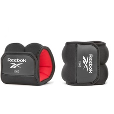 Reebok Unisex Knöchelgewichte Kn chelgewichte 1 5Kg, Schwarz, 1.5 KG EU