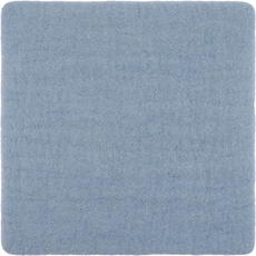 myfelt Flache Filz Sitzauflage, Filz Stuhlauflage - Mia - quadratisch, 36x36 cm, Hellblau
