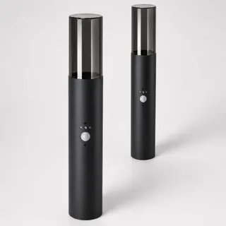 SSC-LUXon 2x VARDA Pollerleuchte mit Bewegungsmelder Höhe 50cm für E27