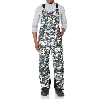 ARCTIX Herren Tundra Ballistische Latzhose mit Zusätzlicher Sichtbarkeit, A6 Camo Black, Small (29-30W 36L)