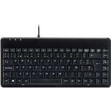 Perixx PERIBOARD-409 Teclado USB Ordenador Pequeño, QWERTY Español, Negro