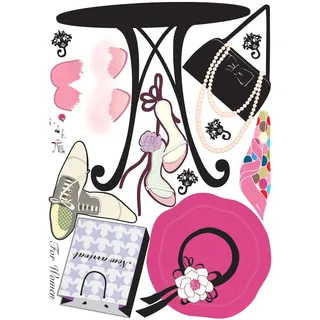 Ambiance Sticker Wandaufkleber-Dekorationsklebstoffe Text "Flowers" mit Zweig und Vögeln Wandtattoo für Baby, Kinderzimmer und Wohnzimmer - H70 x L50 cm