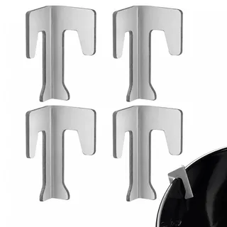 4 Stück Universal Feuerplatte Abstandshalter,Feuerplatten Abstandshalter Set,Grillzubehör Abstandshalter,Universal Abstandshalter,für Feuerschalen und Kugelgrills BBQ Disc