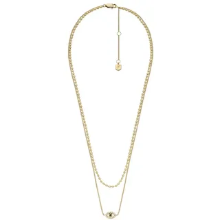 Fossil Sutton JF04792710 Collier en Acier inoxydable Pour Femme Doré, Length: 410mm+50mm, Acier inoxydable, Pas de gemme
