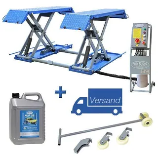 Twin Busch® Reifendienst Scherenhebebühne 3,0 t - inkl. Öl, Versand und Mobilkit (DE)