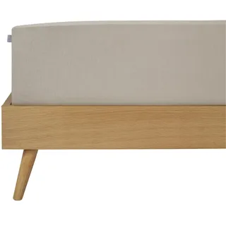 SCHIESSER Spannbettlaken Jersey-Elasthan 100 x 200 - 100 x 220 cm beige