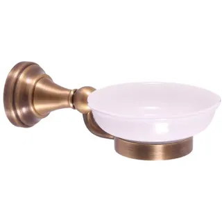 copy of Runde Seifenschale KERA aus Messing und Keramik RAV SLEZAK