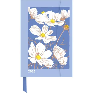 Neumann teNeues - Kat Menschik - Flowers - Cosmeas 2026 Buchkalender 10x15 cm Kompakter Wochenkalender mit Magnetverschluss für Kunst- & Blumenliebhaber: Magneto Diary