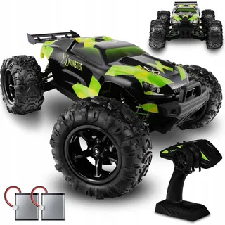 Overmax X-Monster 3.0 Truck Ferngesteuertes RC Auto 45 km/h, 1:18, 2 Akkus, Allrad, 100m Reichweite, Buggy verbesserter Fernbedienung