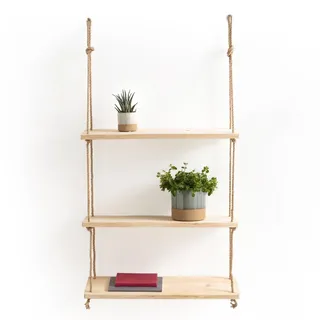 Skye Decor Wandregal 40 x 110 x 13 cm Braun