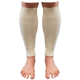 wobera Angora Wadenwärmer 45% 1 P weiss Unisex