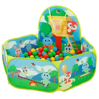 Molto Park Mit Korb Und 25 Bällen 76x100x110 Cm - Multicolor - One Size