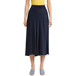 ESPRIT Damen 044ee1d333 Rock, 400/Navy, 40