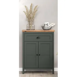 trendteam Stanton 77 x 102 x 39 cm Tannengrün/Evoke Eiche
