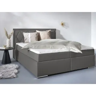 Home Affaire »Alfie, Bestseller, wahlweise mit Bettkasten« mit Straßsteinen im Kopfteil, H2, H3 und H4 wählbar,