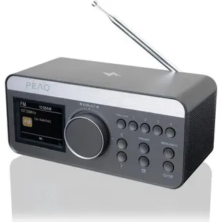 PEAQ PCR 540 DAB+ Radiowecker mit kabelloser Ladefunktion