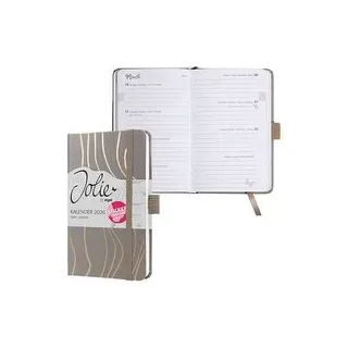 SIGEL Buchkalender Jolie 2026 mocca, 1 St.