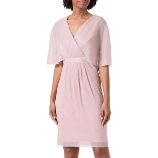 Vera Mont Damen Cocktailkleid im Glitzer-Look Rose/Silver,40