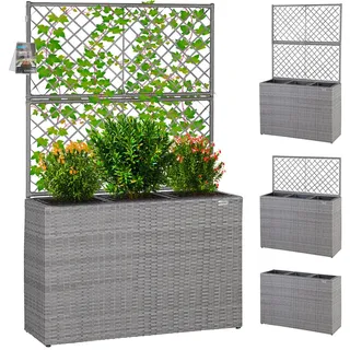 CASARIA Blumenkasten 30,5 x 83 x 60 cm Grau