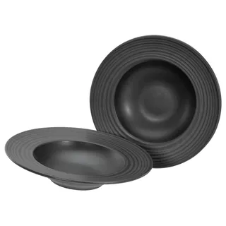 CreaTable Lava Stone Schwarz 2-tlg.