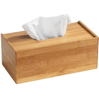 Wenko Papiertuchbox Terra aus Bambus beige
