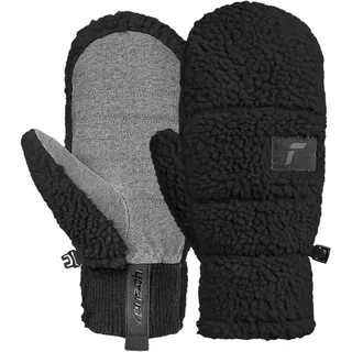 Reusch Bob Mitten & Herren mit SoftPlush, Teddy Fleece, TecFill Isolierung, Pull Loop, warm & flauschig für Alltag & Winterspaziergänge