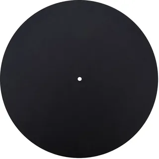 Socobeta -Schallplattenunterlage aus Echtem Leder, Slipmat, Plattenspieler-Matte, Antistatisch, rutschfest, Filz, Schallisolierung (Dicke 1,5 mm)
