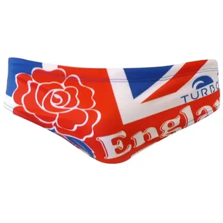 Turbo England Flag Badeslip - Navy / Red - L