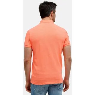 Camp David Poloshirt Windsurfing Kurzarmshirt mit Polokragen - Orange