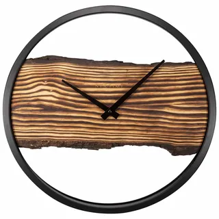 NeXtime 3263BR Wanduhr, Braun, 45cm