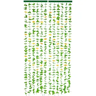 Maximex Blättervorhang Sonnenblumen 90 x 190 cm Grün
