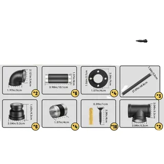 Handlauf, Langlebige Konstruktion, Einfache Installation, schwarz 3M