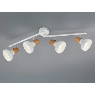 LED Deckenspots Treppenhaus, skandinavische Küchenlampe 4-flammig schwenkbar