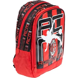 Milan A.C. Milan Fan Rucksack 36 cm Ideal für Schule und Ausflüge mit A.C. Milan-Motiven